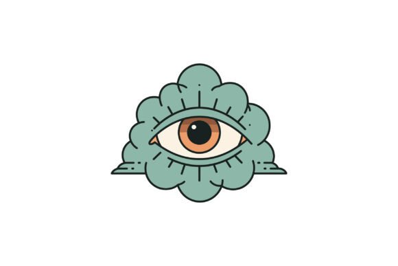 Abstract Single Eye Graphics & Illustrations