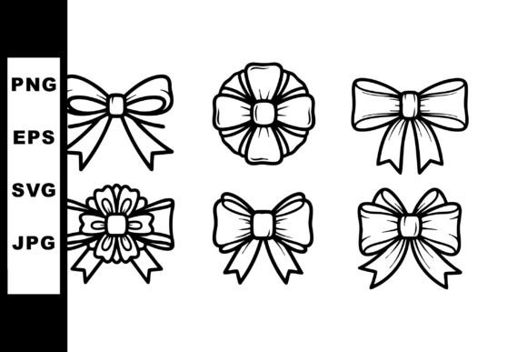 Decorative Bow Vector Set: Graphics & Illustrations