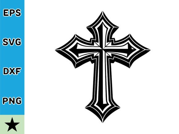 Decorative Christian Cross Faith