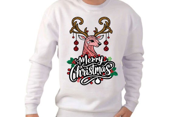 Decorative Christmas Reindeer Graphics & Illustrations