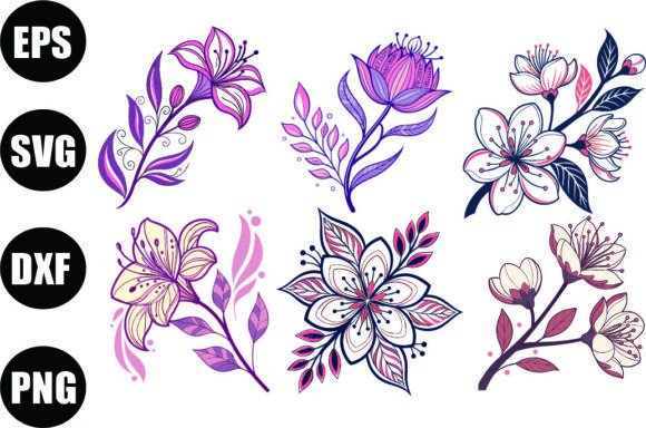 Decorative Flower Logo Vector Art: Graphics & Illustrations for Elegant Publishing