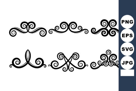 Decorative Ornamental Swirls Collection: Graphics & Illustrations