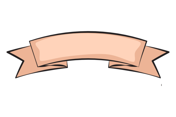 Decorative Ribbon Banner Flag Graphics & Illustrations