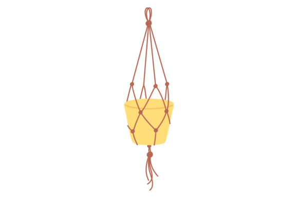 Decorative Rope Net Graphics for Handmade Creators