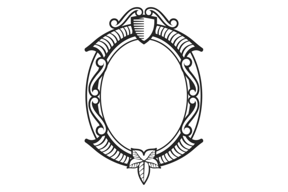 Elegant Decorative Frame for Graphics and Illustrations