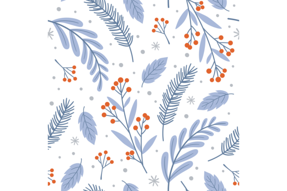 Floral Pattern Graphics: Decorative Botany Illustrations