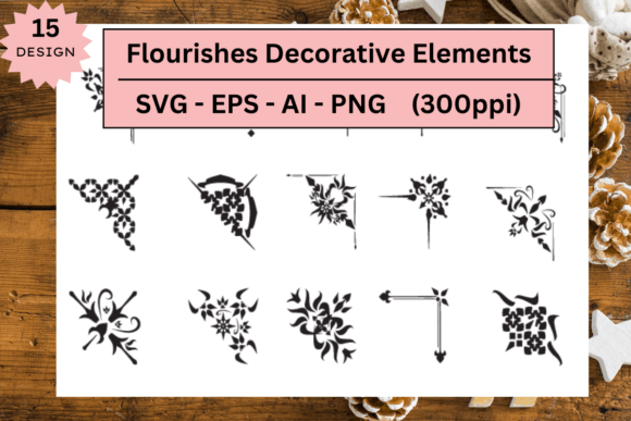 Flourishes Decorative Ornaments Graphics Freebies
