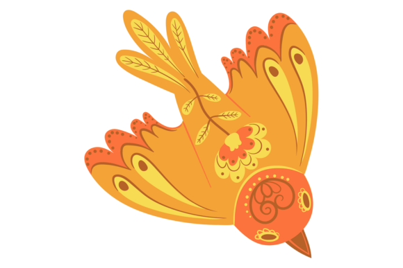Flying Bird Graphic Enhances Editorial Design
